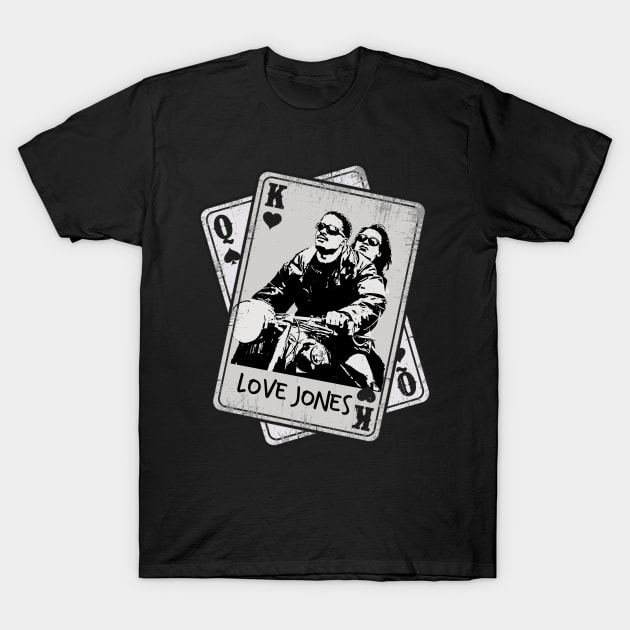 Retro Love Jones Card Style T-Shirt by Slepet Anis